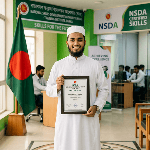 NSDA সার্টিফিকেট অর্জনকারী শিক্ষার্থী